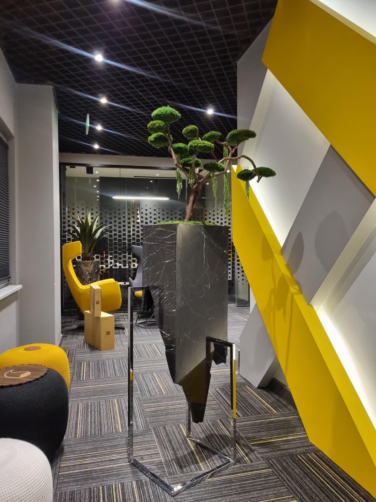 Siyah Mermer Saksı - Görsel 3